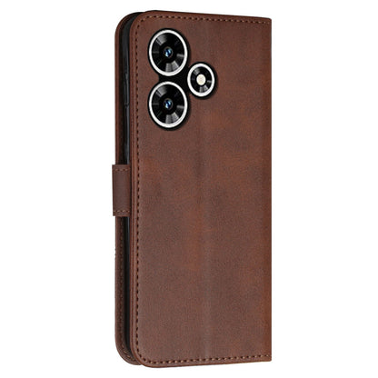For Infinix Hot 30 Smartphone Case Anti-scratch PU Leather Magnetic Clasp Wallet Stand Cover