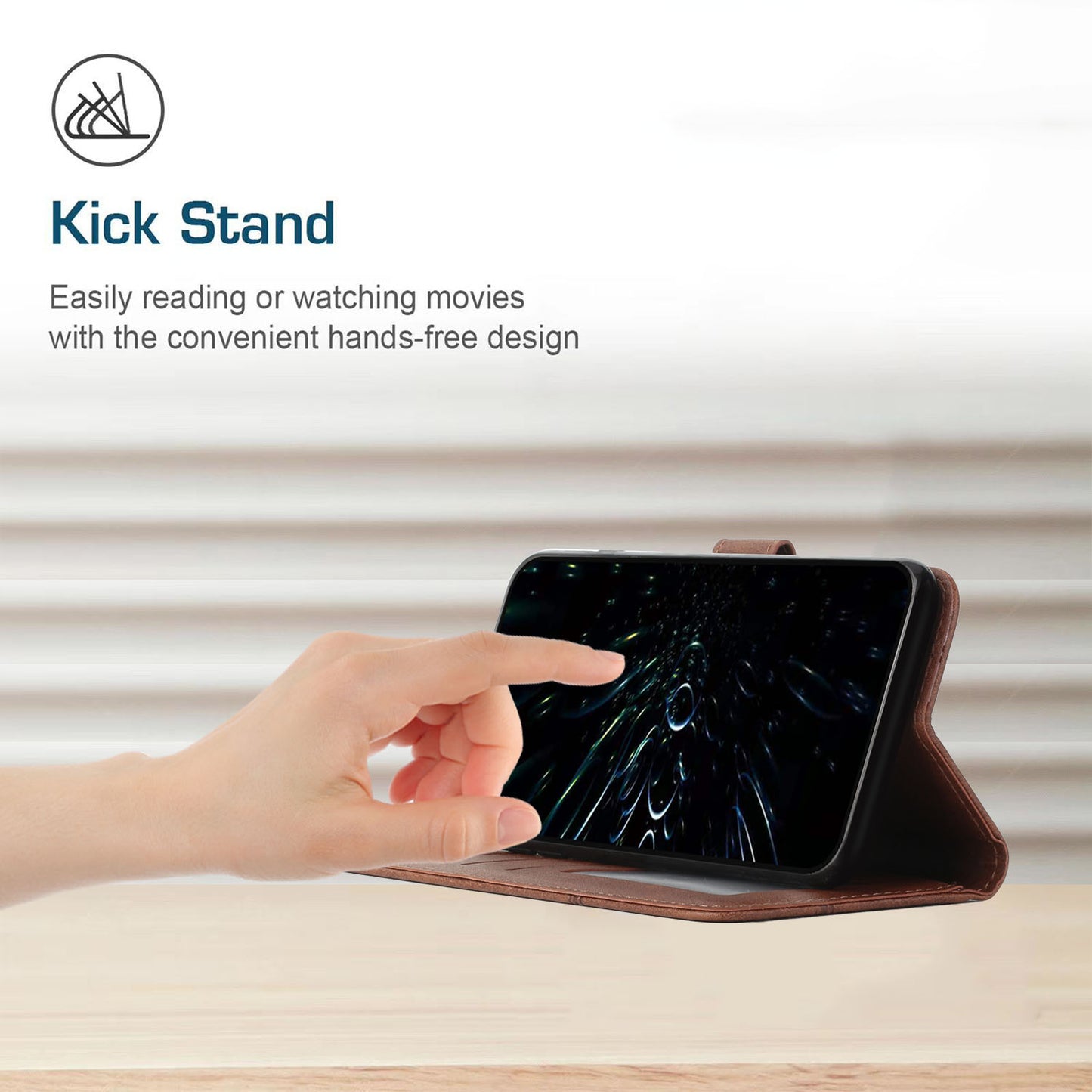 For Infinix Hot 30 Smartphone Case Anti-scratch PU Leather Magnetic Clasp Wallet Stand Cover
