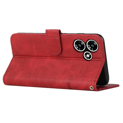 For Infinix Hot 30 Smartphone Case Anti-scratch PU Leather Magnetic Clasp Wallet Stand Cover