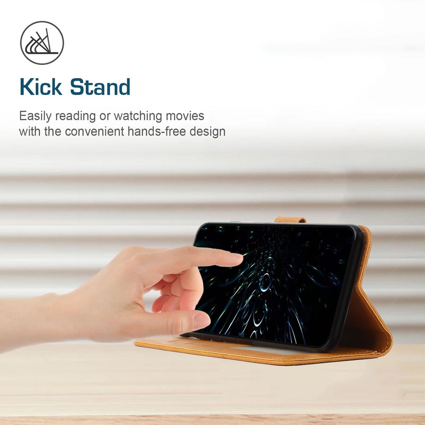 For Infinix Hot 30 Smartphone Case Anti-scratch PU Leather Magnetic Clasp Wallet Stand Cover