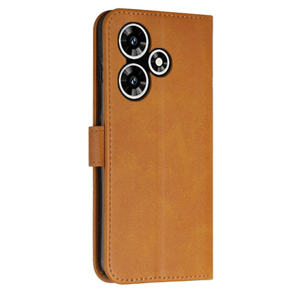 For Infinix Hot 30 Play NFC 4G Smartphone Case PU Leather Magnetic Clasp Wallet Foldable Stand Cover
