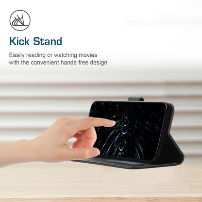 For Infinix Hot 30 Play NFC 4G Smartphone Case PU Leather Magnetic Clasp Wallet Foldable Stand Cover