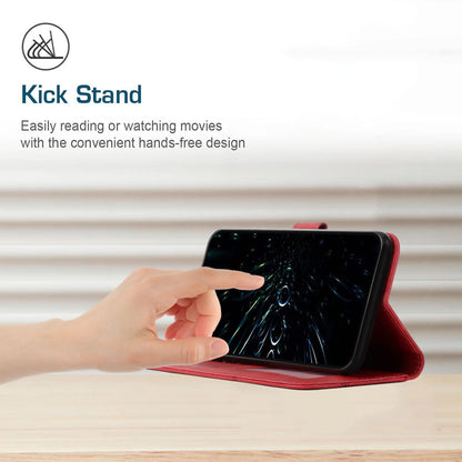 For Infinix Hot 30 Play NFC 4G Smartphone Case PU Leather Magnetic Clasp Wallet Foldable Stand Cover