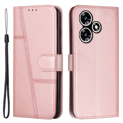 For Infinix Hot 30 Play NFC 4G Smartphone Case PU Leather Magnetic Clasp Wallet Foldable Stand Cover