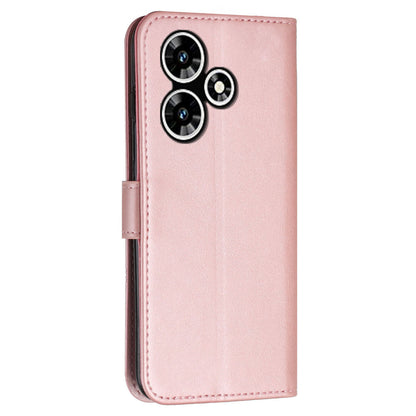 For Infinix Hot 30 Play NFC 4G Smartphone Case PU Leather Magnetic Clasp Wallet Foldable Stand Cover