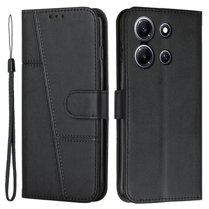 For Infinix Note 30i 4G Full Protection PU Leather Wallet Case Stand Cell Phone Cover