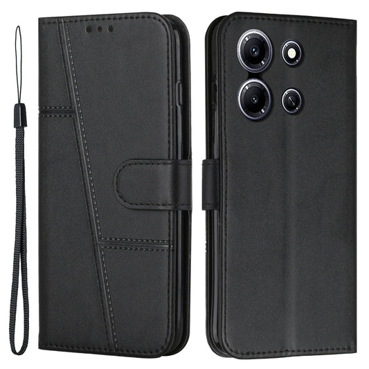 For Infinix Note 30i 4G Full Protection PU Leather Wallet Case Stand Cell Phone Cover