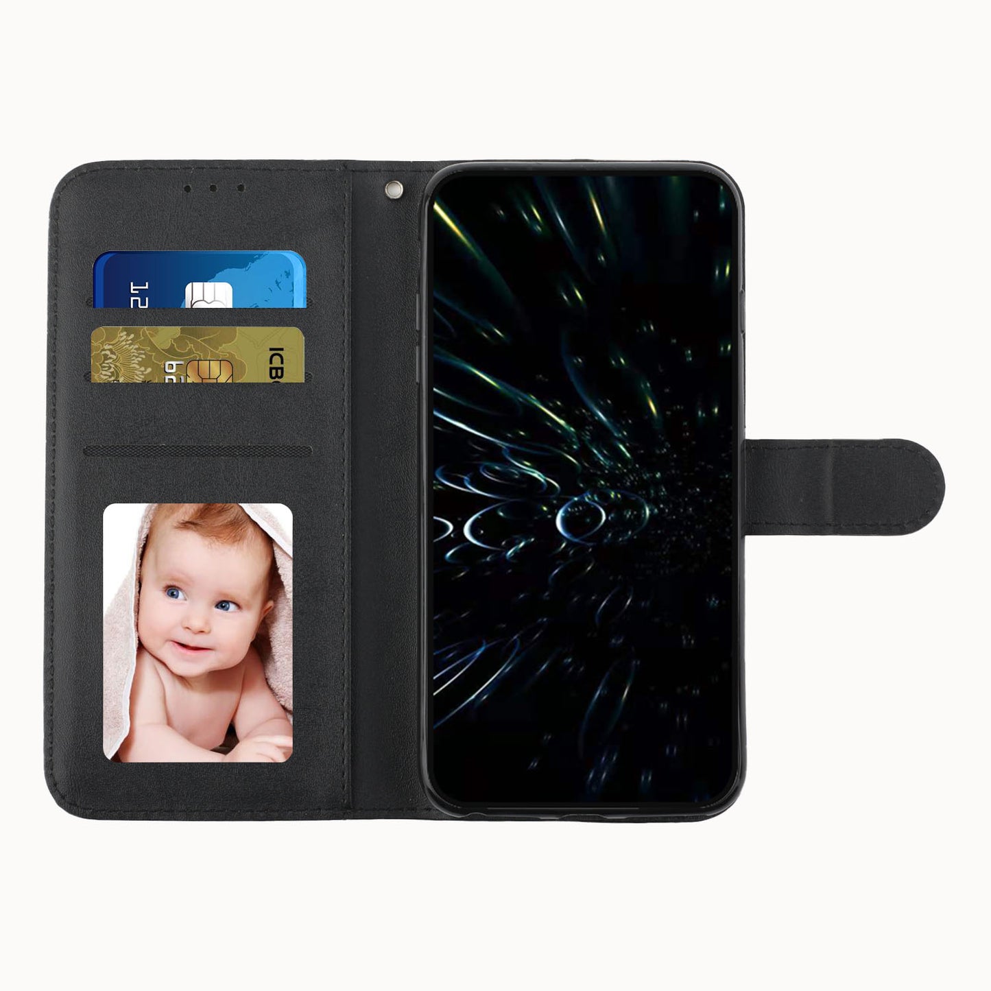 For Infinix Note 30i 4G Full Protection PU Leather Wallet Case Stand Cell Phone Cover