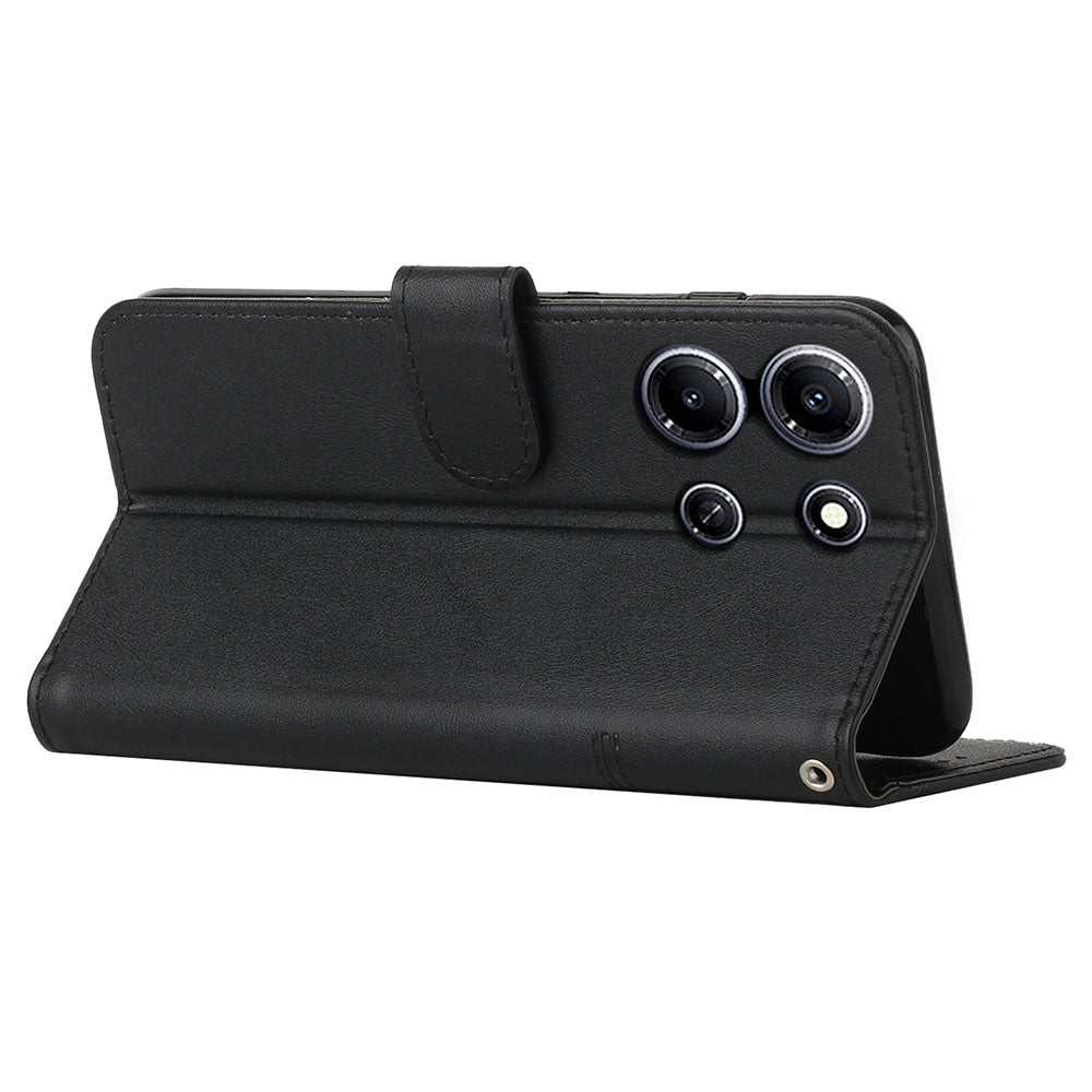 For Infinix Note 30i 4G Full Protection PU Leather Wallet Case Stand Cell Phone Cover