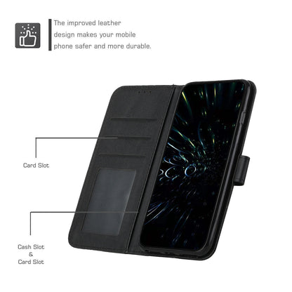 For Infinix Note 30i 4G Full Protection PU Leather Wallet Case Stand Cell Phone Cover