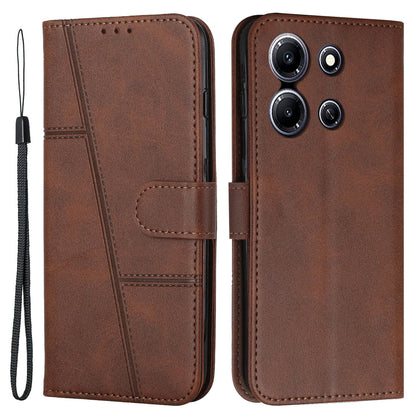 For Infinix Note 30i 4G Full Protection PU Leather Wallet Case Stand Cell Phone Cover