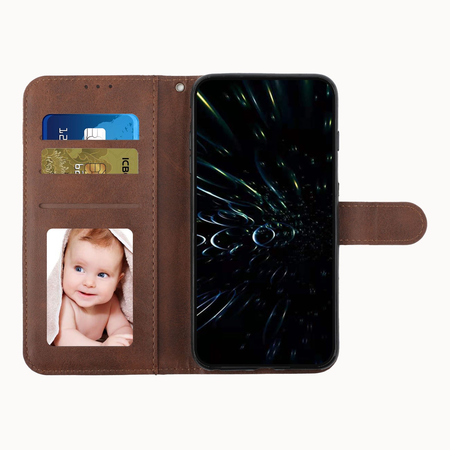 For Infinix Note 30i 4G Full Protection PU Leather Wallet Case Stand Cell Phone Cover