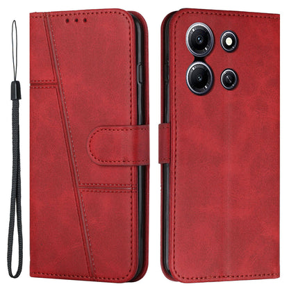 For Infinix Note 30i 4G Full Protection PU Leather Wallet Case Stand Cell Phone Cover
