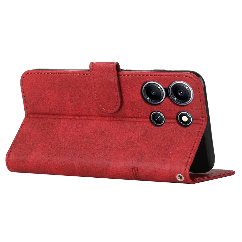 For Infinix Note 30i 4G Full Protection PU Leather Wallet Case Stand Cell Phone Cover