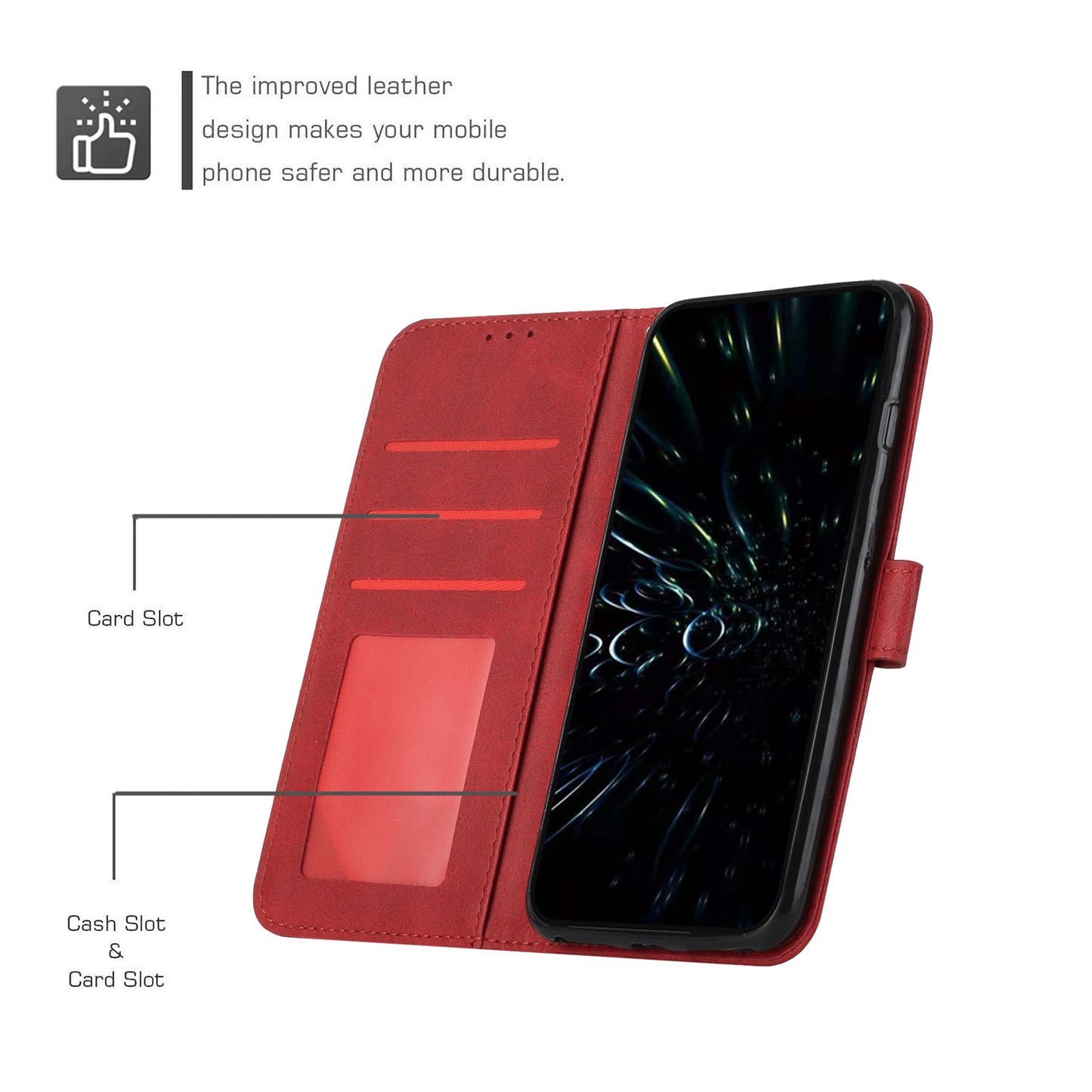 For Infinix Note 30i 4G Full Protection PU Leather Wallet Case Stand Cell Phone Cover