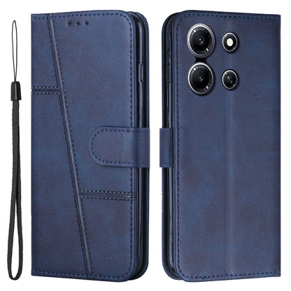 For Infinix Note 30i 4G Full Protection PU Leather Wallet Case Stand Cell Phone Cover