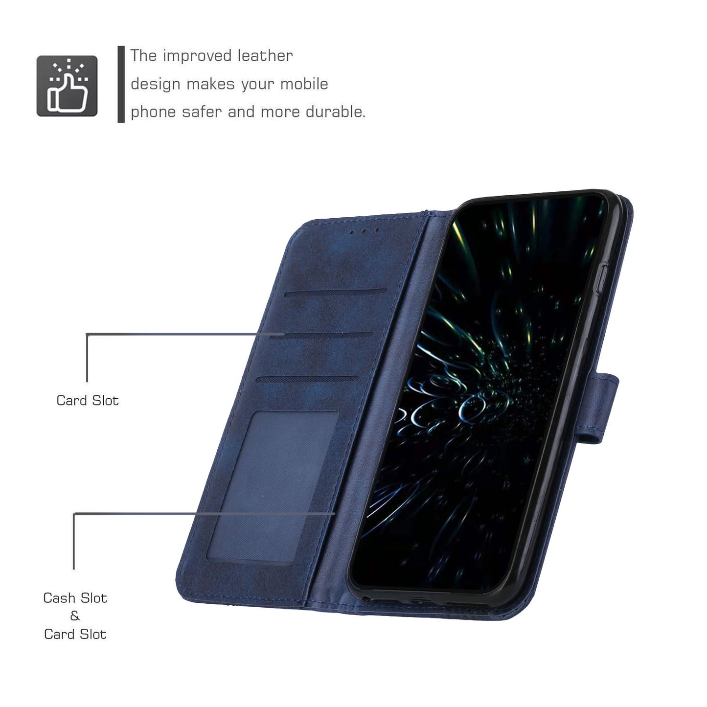 For Infinix Note 30i 4G Full Protection PU Leather Wallet Case Stand Cell Phone Cover