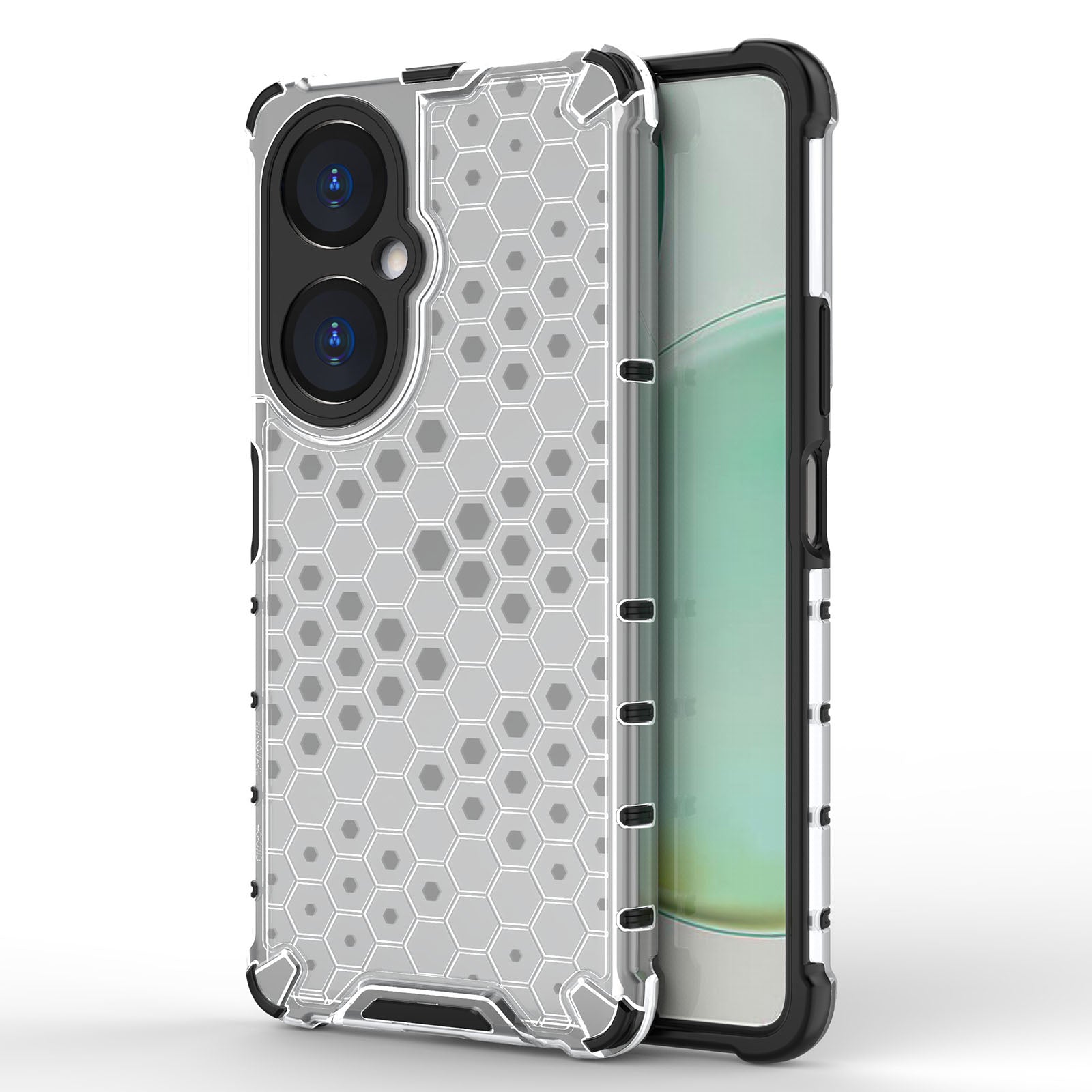 For Huawei Nova 11i Honeycomb Texture TPU+PC Cover Drop-proof Phone Case