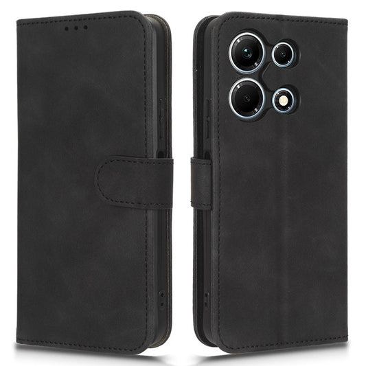 For Infinix Note 30 4G Skin-touch PU Leather Phone Case Wallet Stand Protective Phone Cover