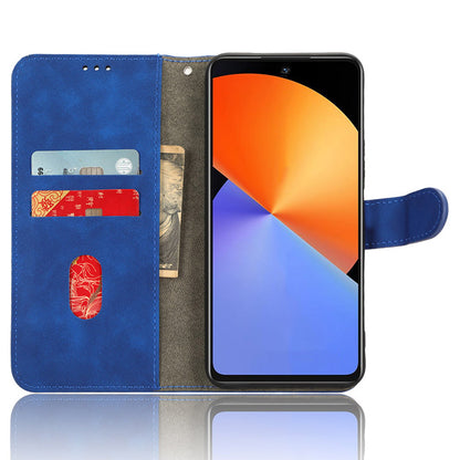 For Infinix Note 30 4G Skin-touch PU Leather Phone Case Wallet Stand Protective Phone Cover