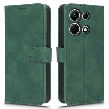 For Infinix Note 30 4G Skin-touch PU Leather Phone Case Wallet Stand Protective Phone Cover