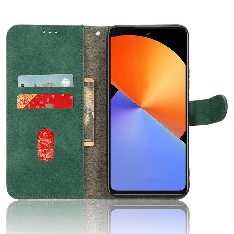 For Infinix Note 30 4G Skin-touch PU Leather Phone Case Wallet Stand Protective Phone Cover