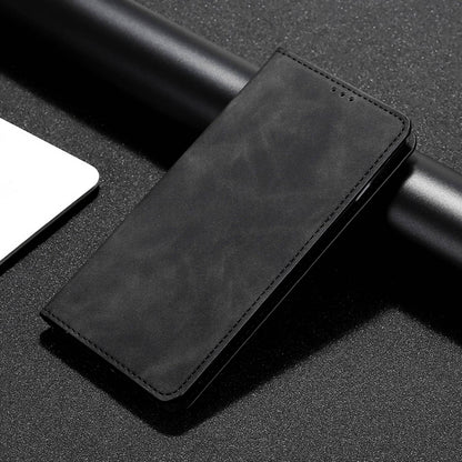 For Infinix Hot 30i Stand PU Leather Case Skin-touch Phone Cover with Card Holder