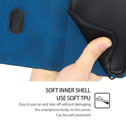 For Infinix Hot 30i Stand PU Leather Case Skin-touch Phone Cover with Card Holder