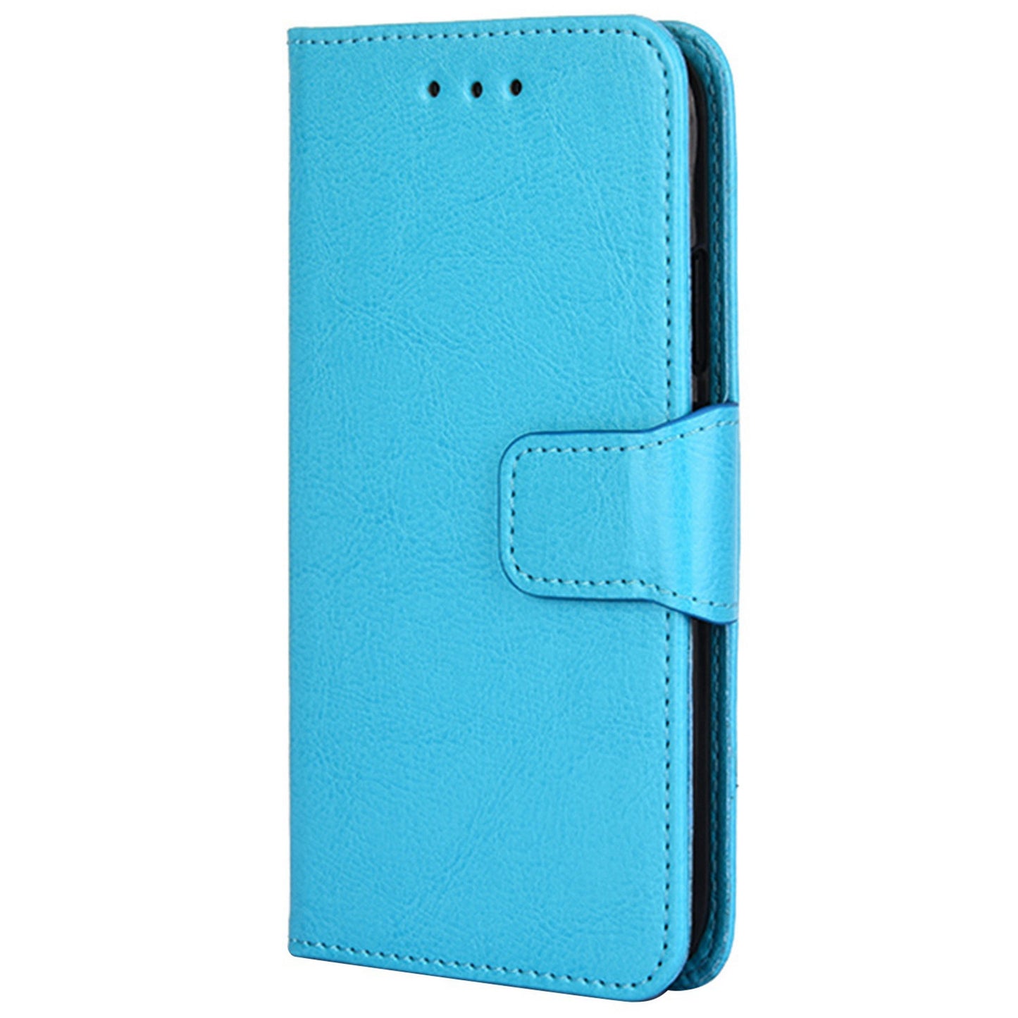 For Infinix Hot 30i Textured PU Leather Wallet Stand Case Anti-scratch Phone Cover