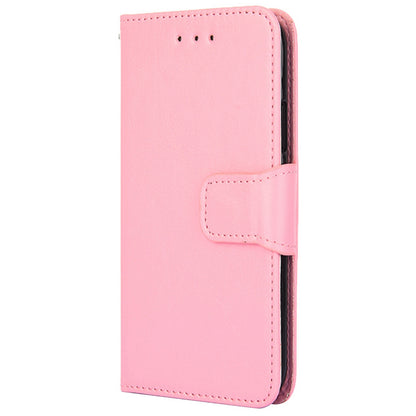 For Infinix Hot 30i Textured PU Leather Wallet Stand Case Anti-scratch Phone Cover