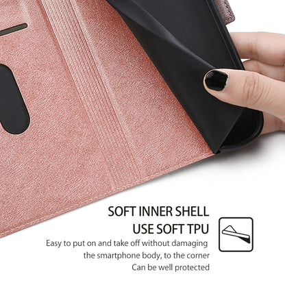For Infinix Hot 30i PU Leather Viewing Stand Phone Cover Card Holder Shockproof Case