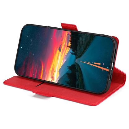For Infinix Hot 30i PU Leather Viewing Stand Phone Cover Card Holder Shockproof Case