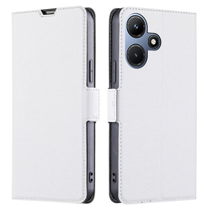 For Infinix Hot 30i PU Leather Viewing Stand Phone Cover Card Holder Shockproof Case