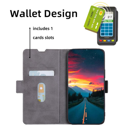 For Infinix Hot 30i PU Leather Viewing Stand Phone Cover Card Holder Shockproof Case