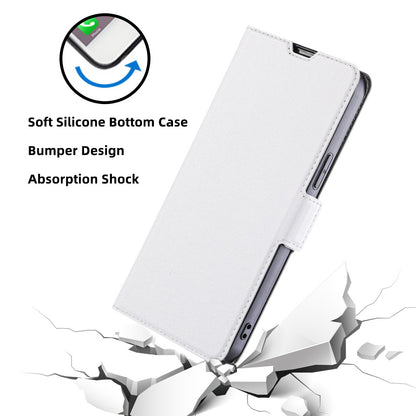 For Infinix Hot 30i PU Leather Viewing Stand Phone Cover Card Holder Shockproof Case