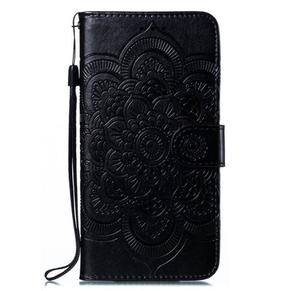 For Honor 80 Pro 5G PU Leather Wallet Stand Phone Cover Imprinting Mandala Flower Protective Case