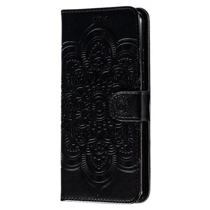 For Honor 80 Pro 5G PU Leather Wallet Stand Phone Cover Imprinting Mandala Flower Protective Case
