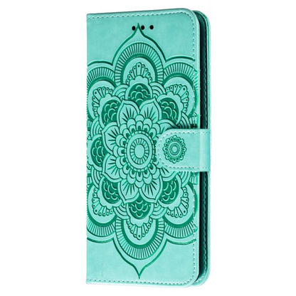 For Honor 80 Pro 5G PU Leather Wallet Stand Phone Cover Imprinting Mandala Flower Protective Case