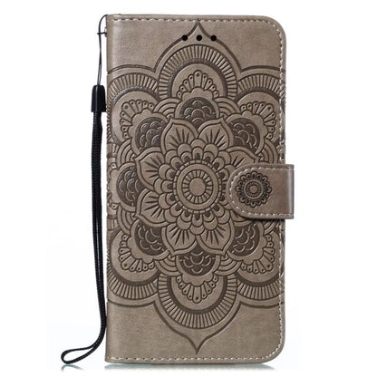 For Honor 80 Pro 5G PU Leather Wallet Stand Phone Cover Imprinting Mandala Flower Protective Case