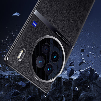 For vivo X90s 5G Shockproof Case PU Leather + PC Mobile Phone Protective Cover