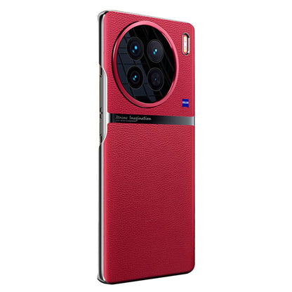For vivo X90s 5G Shockproof Case PU Leather + PC Mobile Phone Protective Cover
