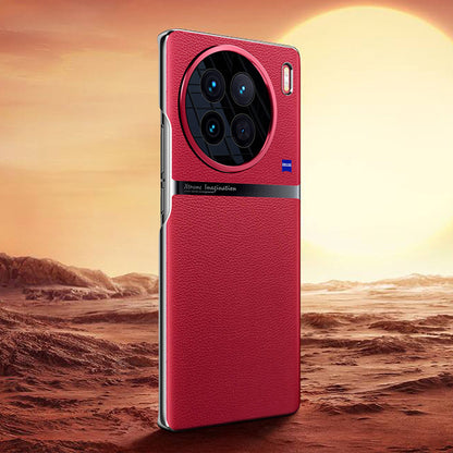 For vivo X90s 5G Shockproof Case PU Leather + PC Mobile Phone Protective Cover