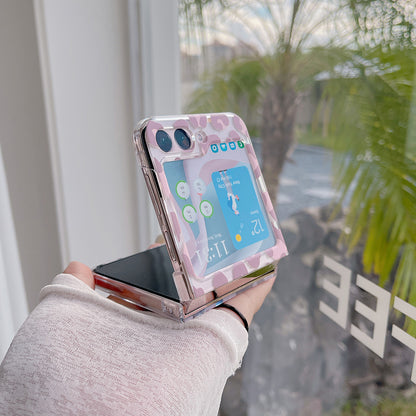 Hard PC Phone Case for Samsung Galaxy Z Flip5 5G Pattern Printing Protective Phone Cover