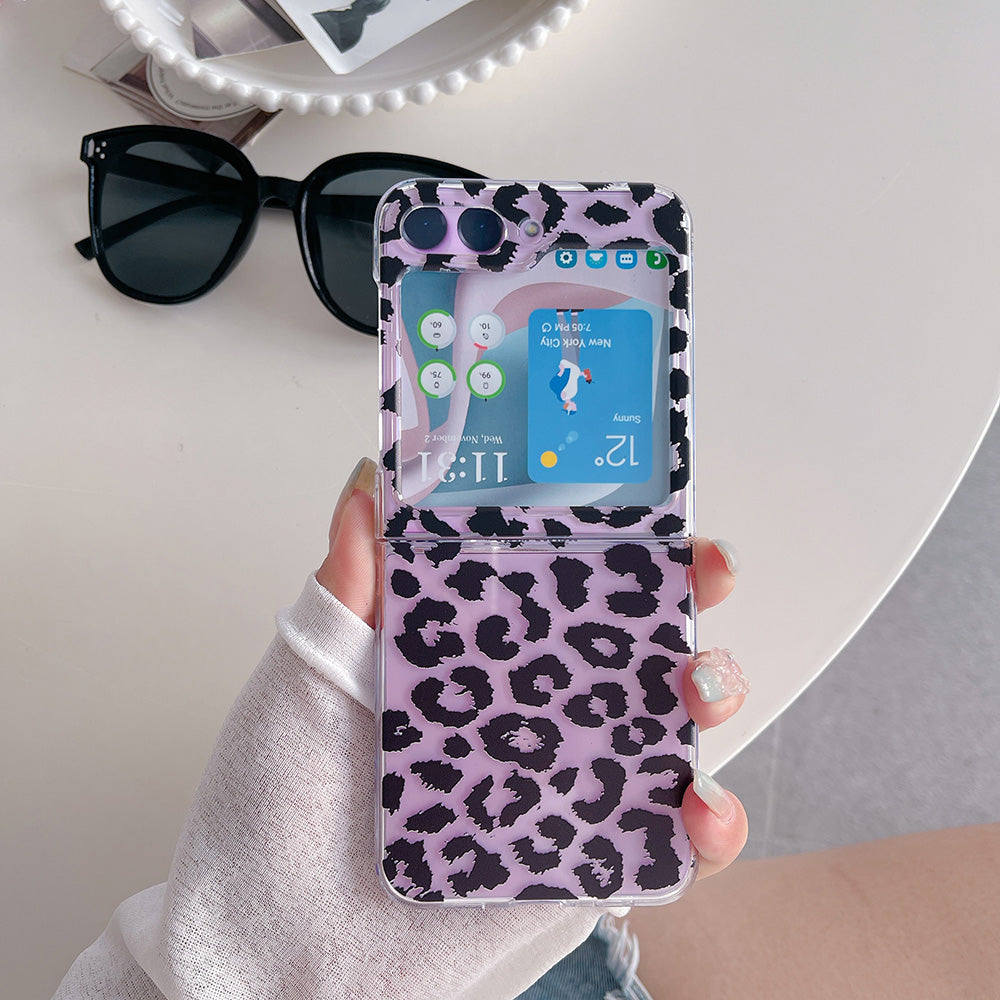 Hard PC Phone Case for Samsung Galaxy Z Flip5 5G Pattern Printing Protective Phone Cover