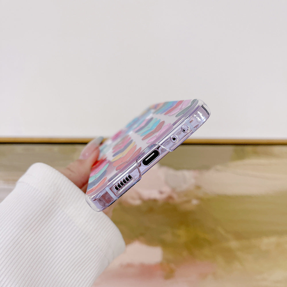 Hard PC Phone Case for Samsung Galaxy Z Flip5 5G Pattern Printing Protective Phone Cover