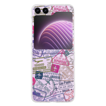 Hard PC Phone Case for Samsung Galaxy Z Flip5 5G Pattern Printing Protective Phone Cover