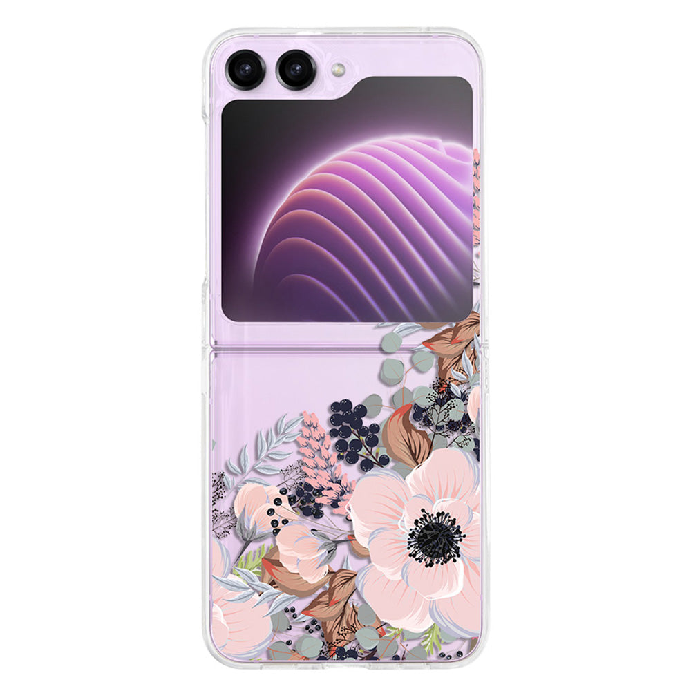 Hard PC Phone Case for Samsung Galaxy Z Flip5 5G Pattern Printing Protective Phone Cover