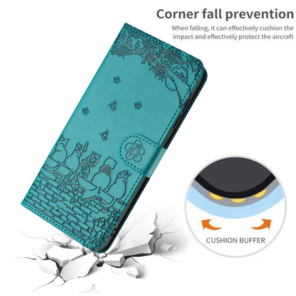 For Samsung Galaxy A13 4G / A04s 4G / A04 4G / M13 5G Shockproof Phone Cover Imprinted Stand Wallet Leather Phone Case with Strap