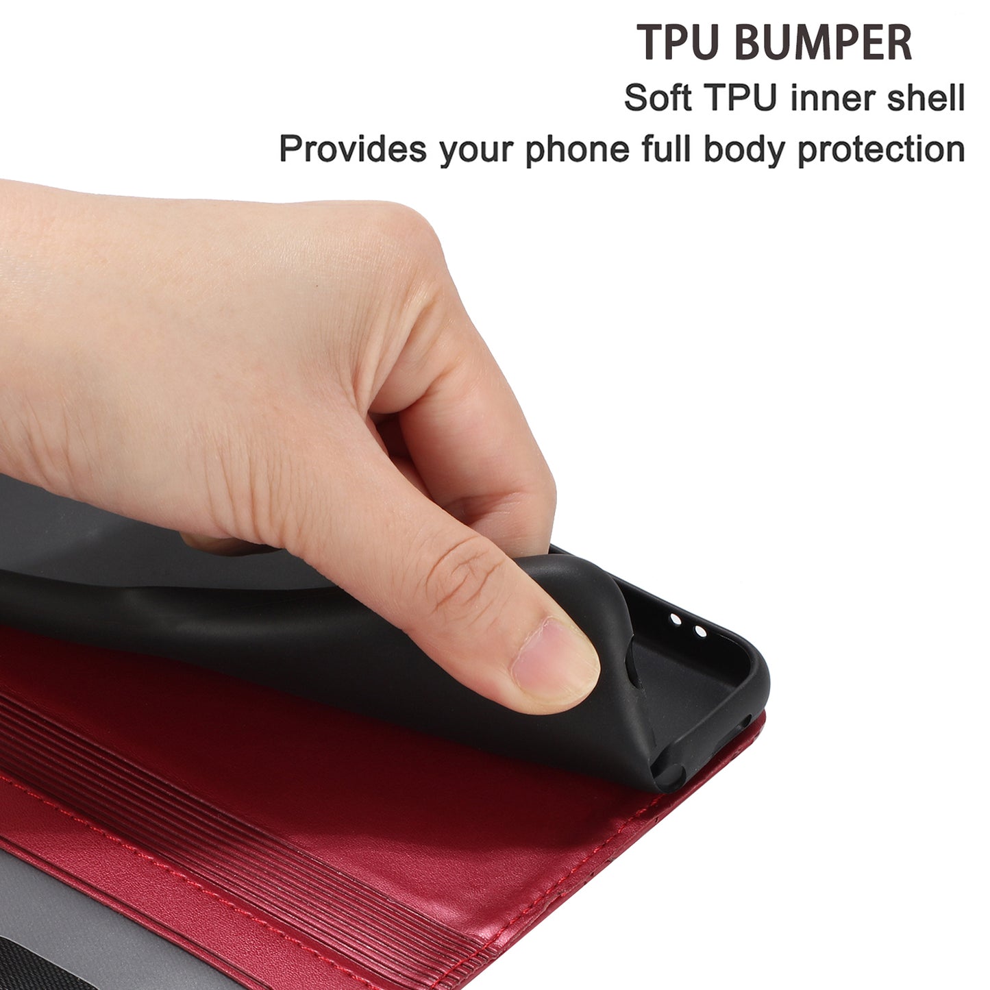 For Samsung Galaxy A13 4G / A04s 4G / A04 4G / M13 5G Shockproof Phone Cover Imprinted Stand Wallet Leather Phone Case with Strap