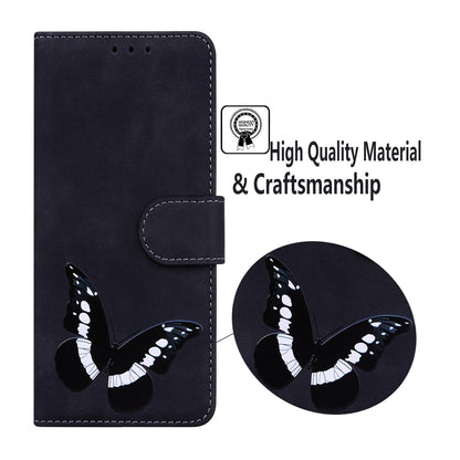 For Infinix Smart 7 (India) 4G / Smart 7 Plus Flip Stand Wallet Case PU Leather Butterfly Printing Phone Cover